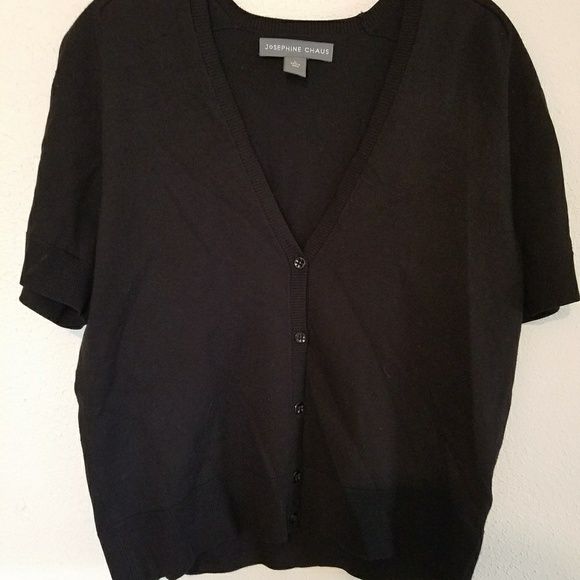 black dressy cardigan
